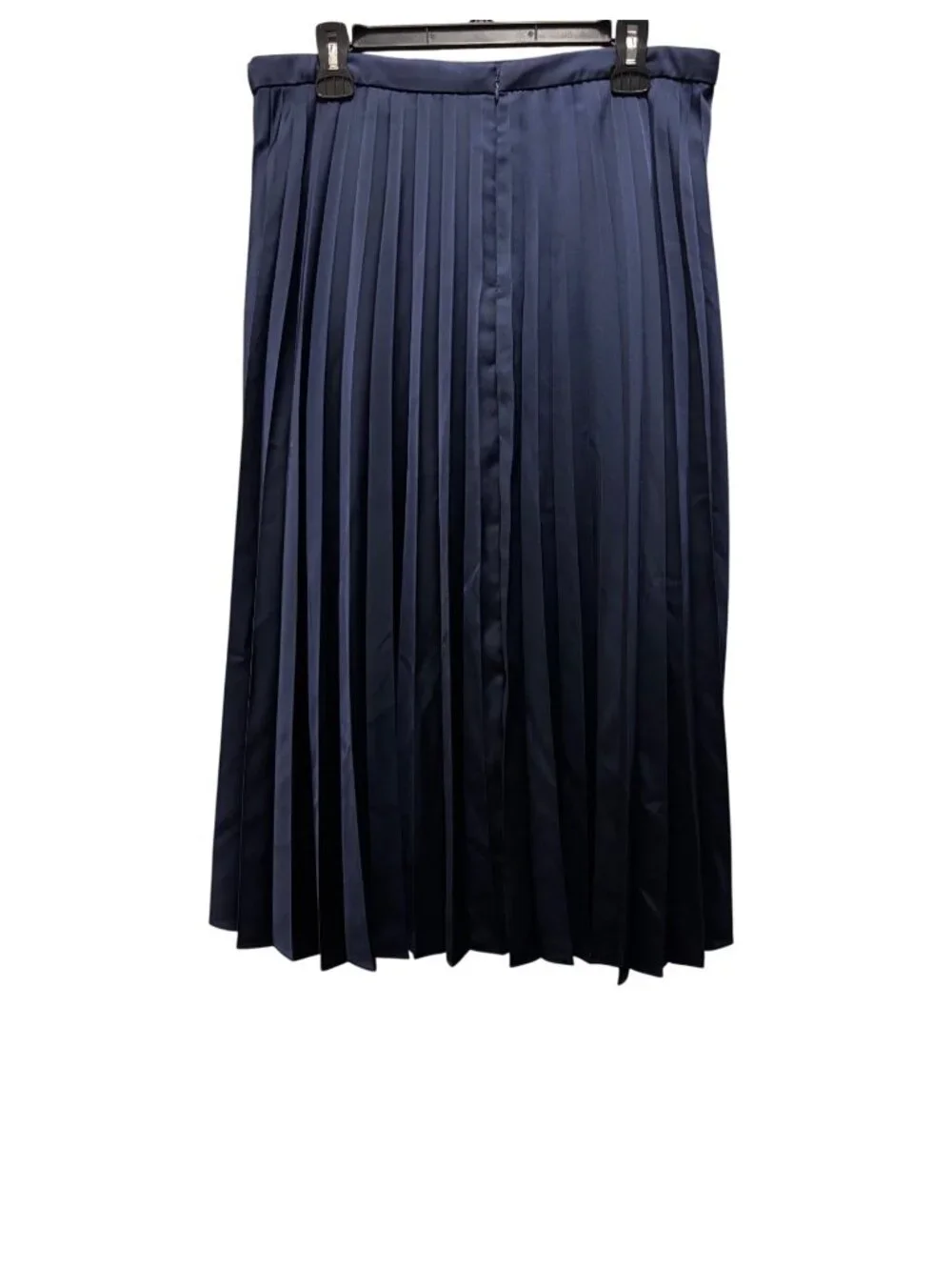 J.Crew Pleated Midi Skirt Size 12 Navy